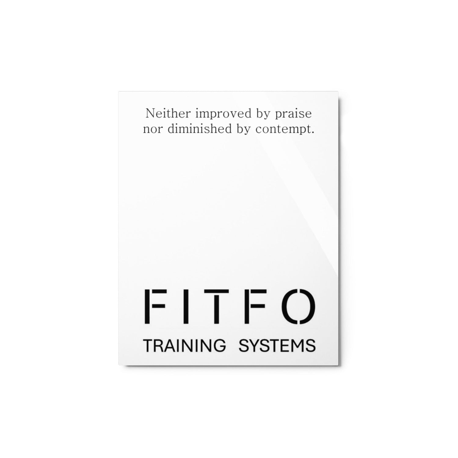 FITFO Motivational Metal Prints